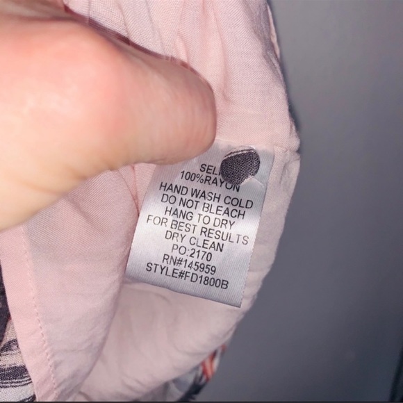 Dress Forum mini tropical print dress Graypeach Lena bell sleeve floral size M - Picture 7 of 10